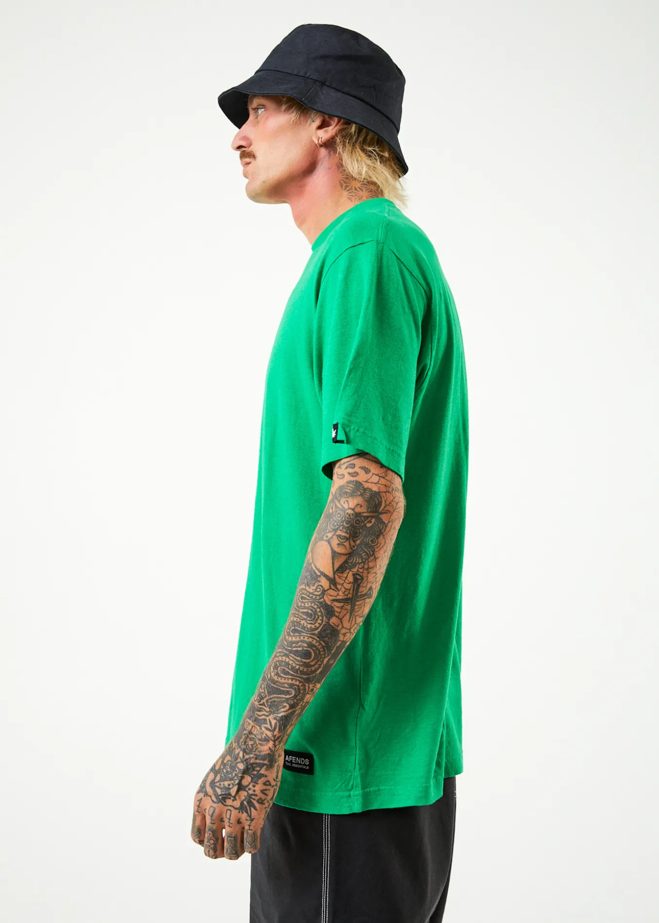 AFENDS Mens Classic - Retro Tee - Forest