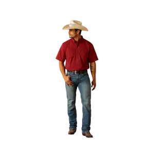 Ariat Men's Airflow Print Merlot Shirt