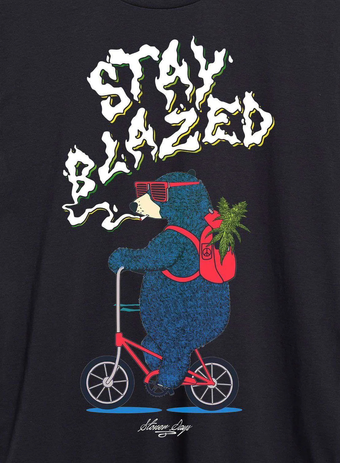 BEAR ON A BIKE RACERBACK