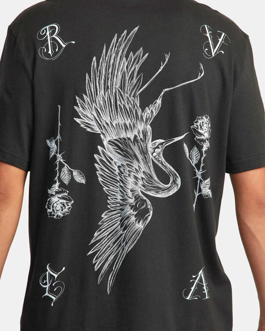 Benj Crane Tee - Pirate Black