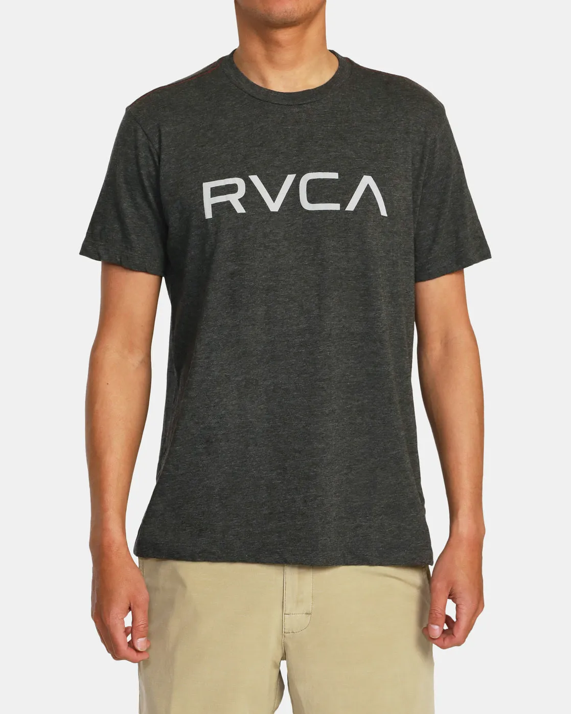 Big RVCA Short Sleeve T-Shirt - Black/Grey