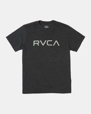 Big RVCA Short Sleeve T-Shirt - Black/Grey