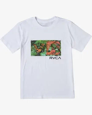 Boys Balance Box Short Sleeve T-Shirt - White