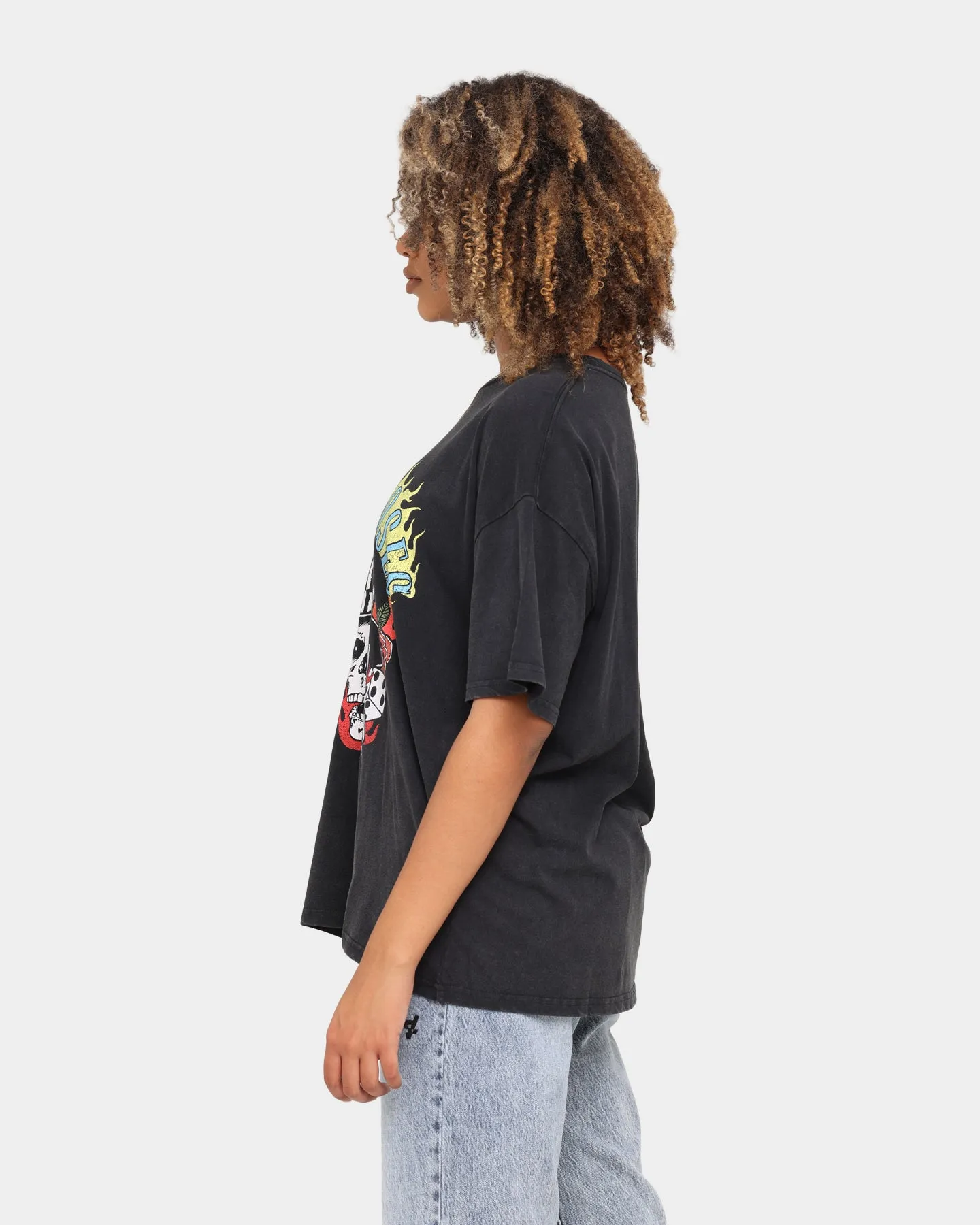 Bravado Flame Skull Short Sleeve T-Shirt Black
