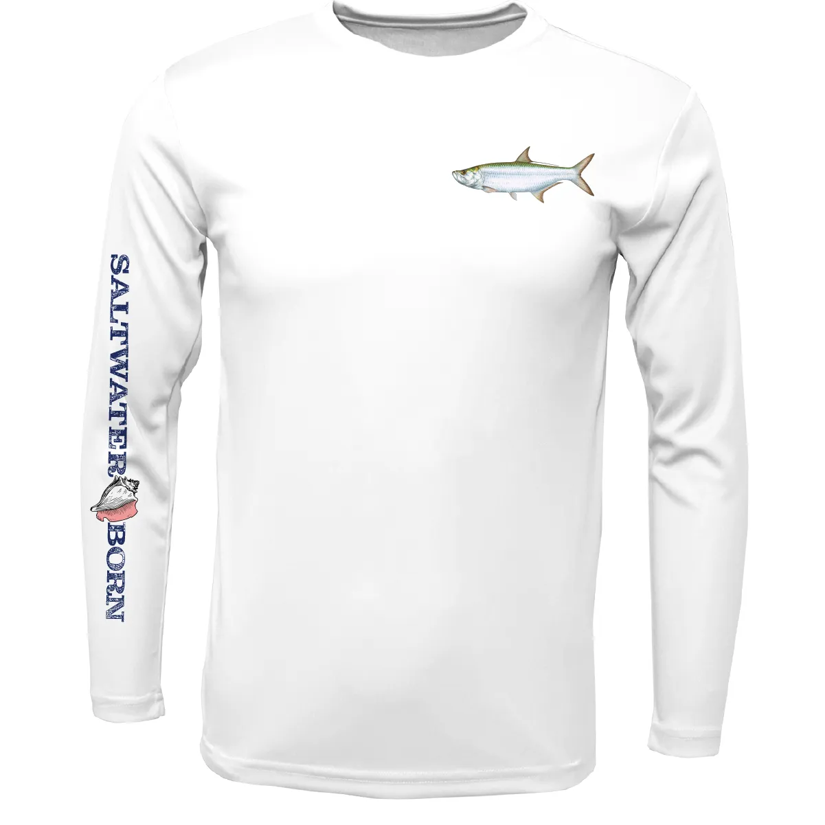Clean Tarpon Long Sleeve UPF 50  Dry-Fit Shirt