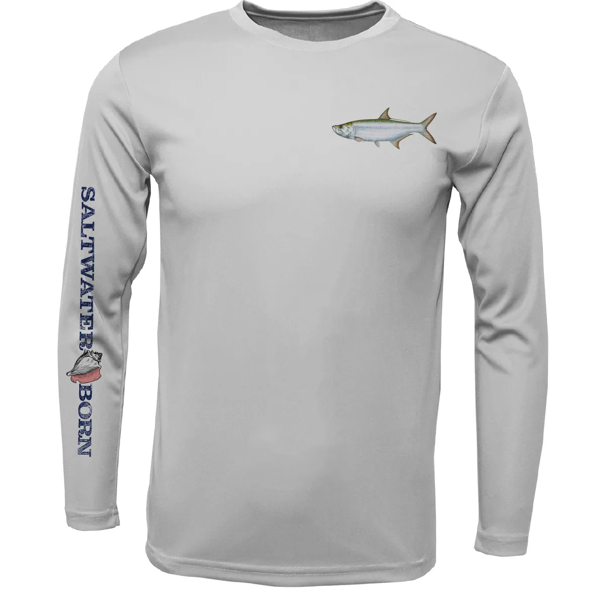 Clean Tarpon Long Sleeve UPF 50  Dry-Fit Shirt