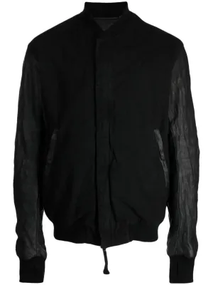 Collarless Zipped Lightweight Jacket