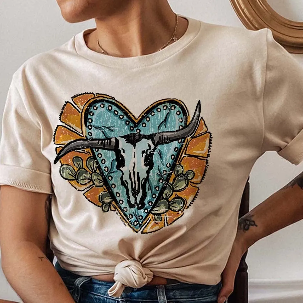 Crooked Horns & Hearts Sweatshirt or Tee