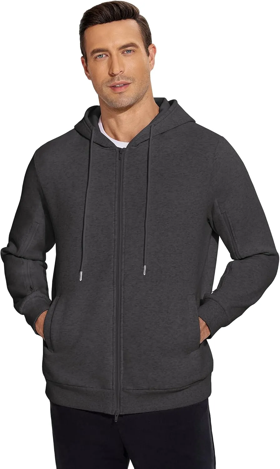 Deyeek Dialysis Sweatshirts with Arm Zipper Jacket Full-Zip Hemodialysis Cotton Warm Heavyweight Sweatshirt
