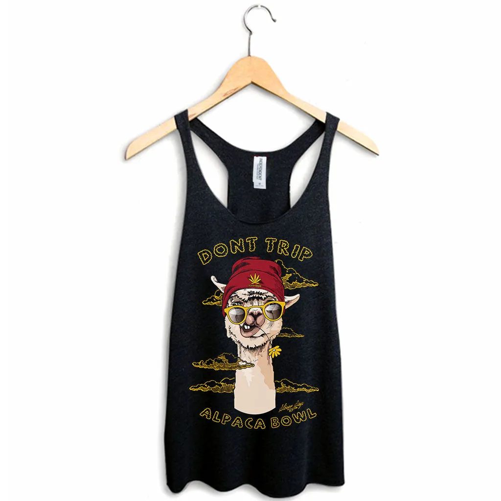 Don't Trip Alpaca Bowl Women's Racerback