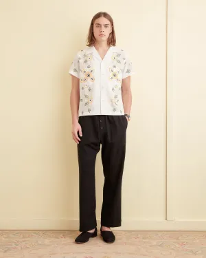 Embroidered Buttercup Short Sleeve Shirt