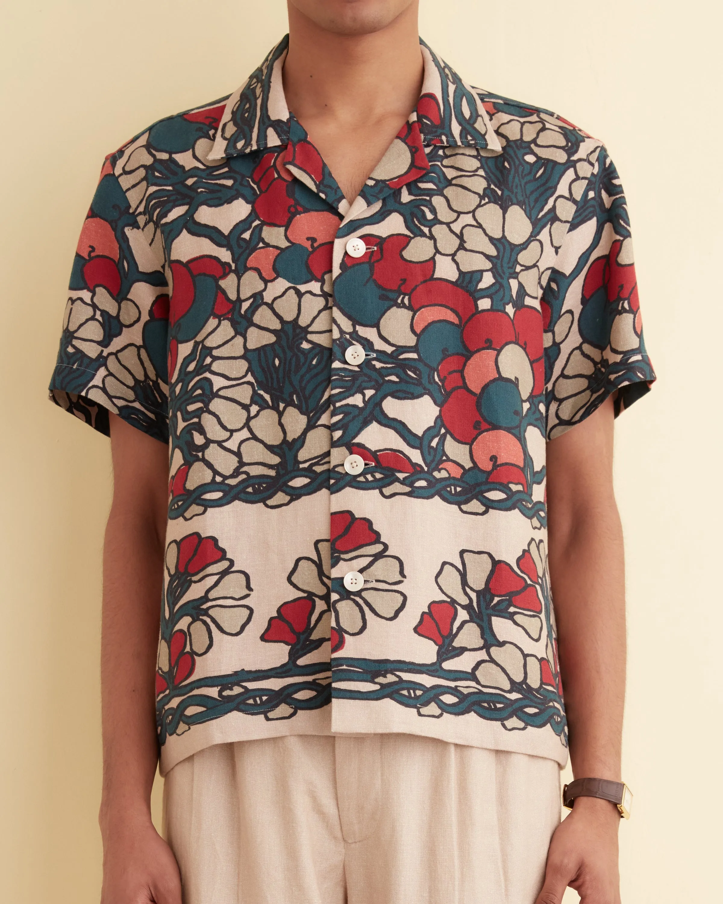 Garden Lattice Short Sleeve Shirt