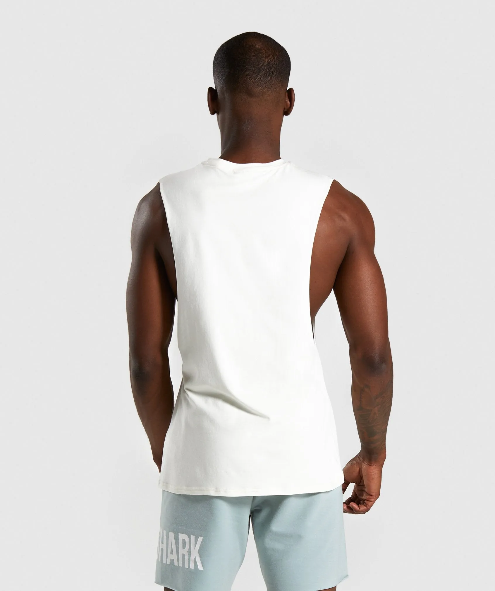 Gymshark Maximize Drop Armhole Tank - White