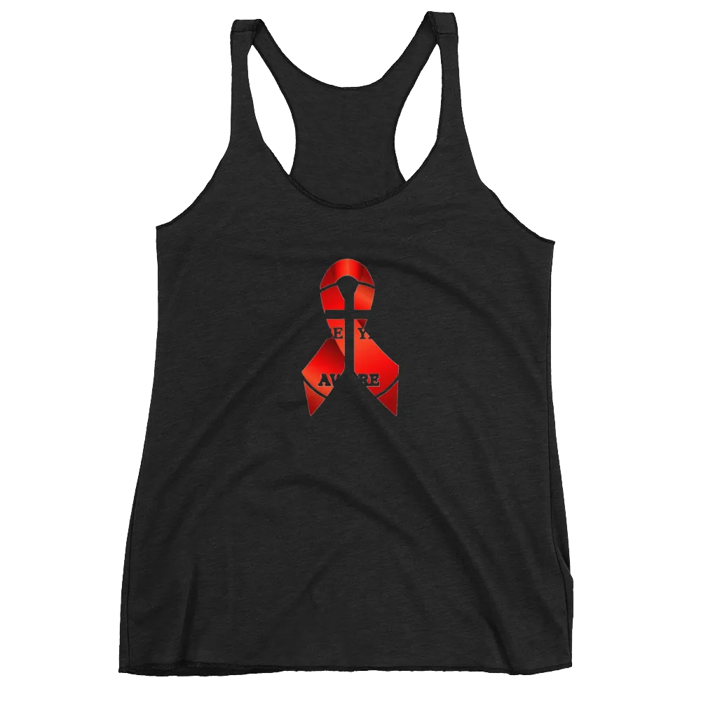 HIV/AIDS Ladies' Racerback Tanks