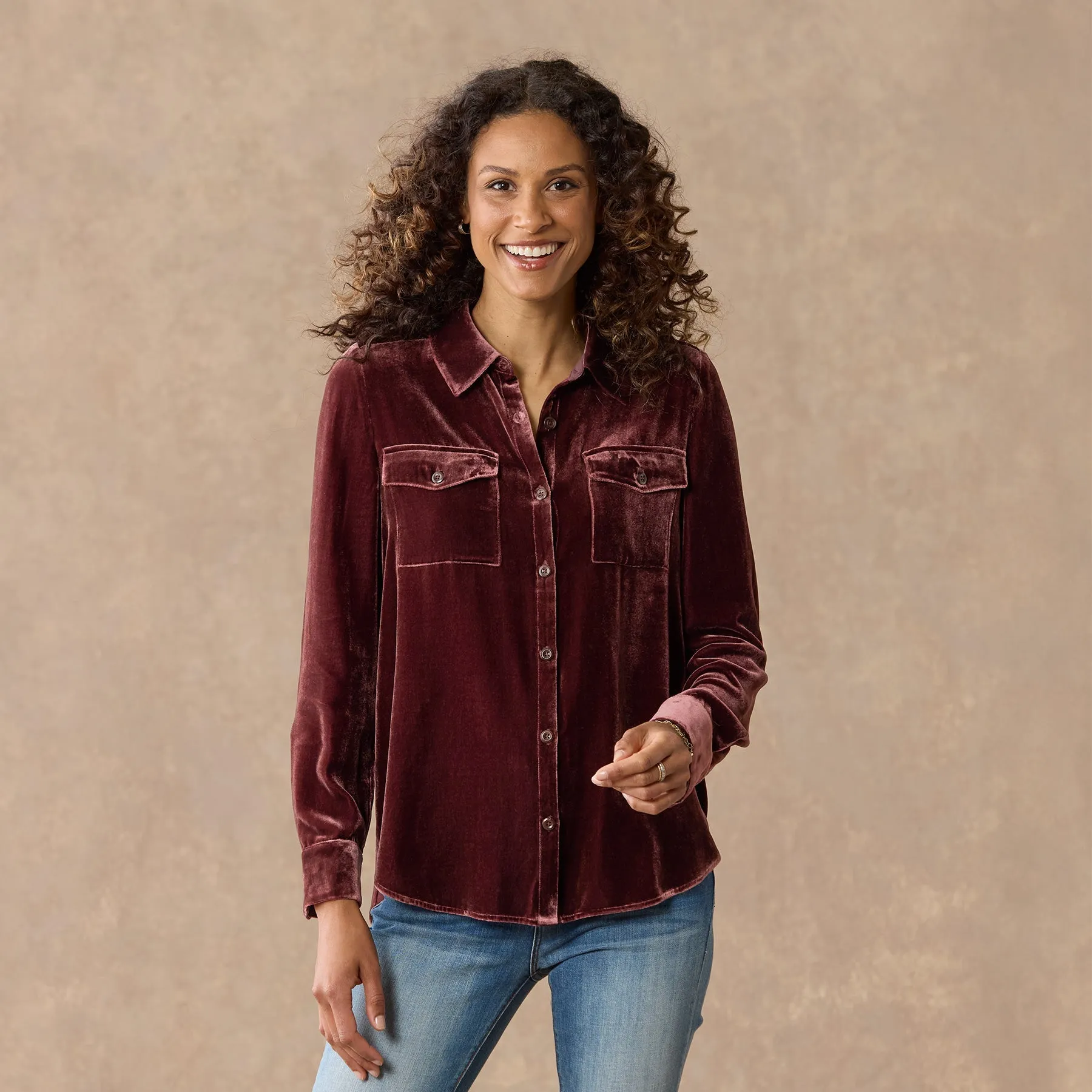 Juliana Velvet Shirt
