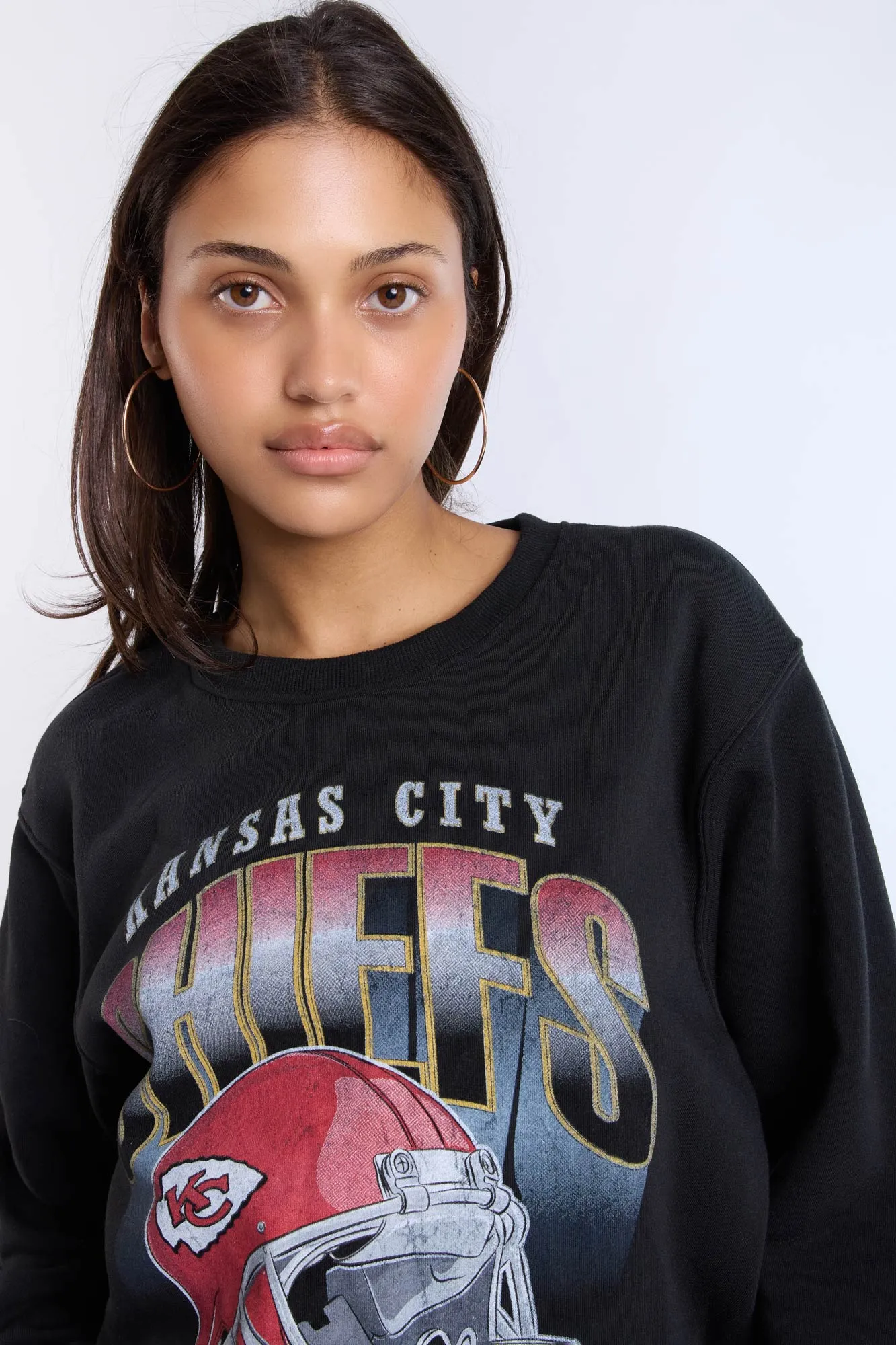 Kansas City Chiefs Graphic Crew Neck Sweatshirt