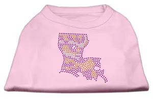 Louisiana Rhinestone Shirts Light Pink XXXL(20)