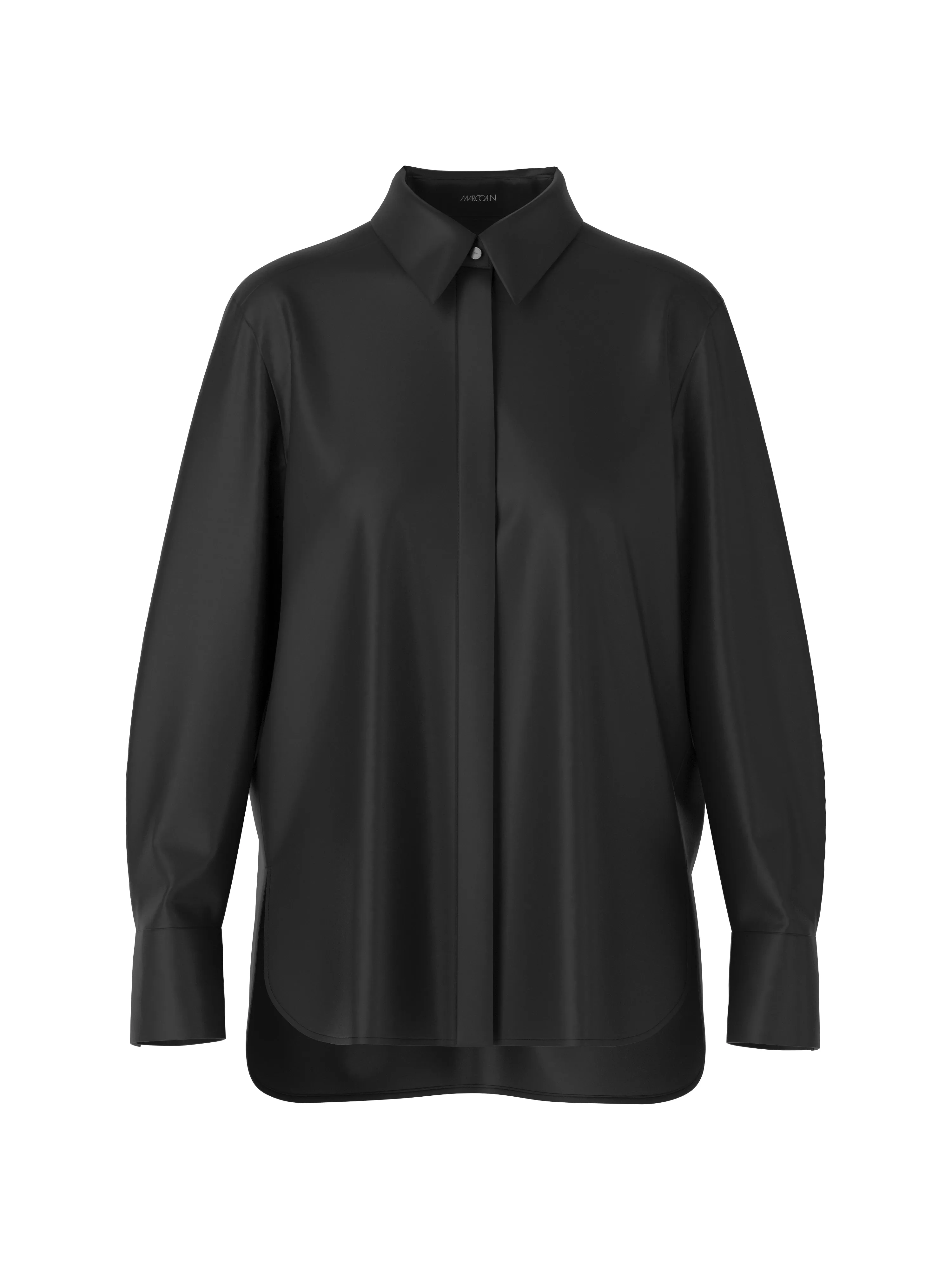 MARC CAIN Black Silky Blouse