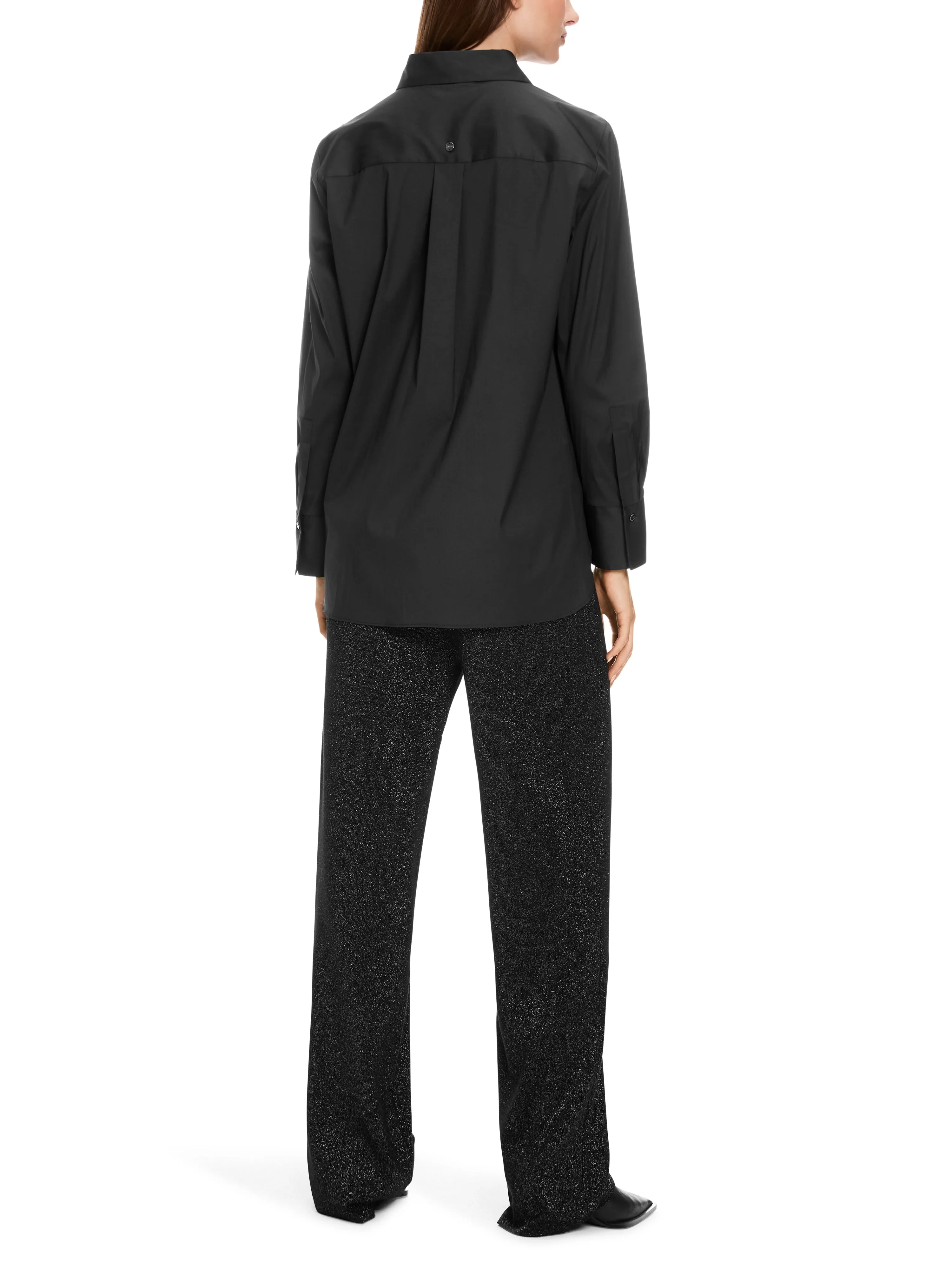 MARC CAIN Black Silky Blouse