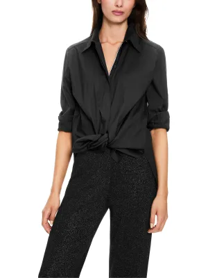 MARC CAIN Black Silky Blouse