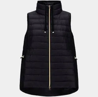 Mixed Media Vest in Nylon