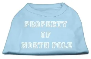 Property of North Pole Screen Print Shirts Baby Blue M (12)