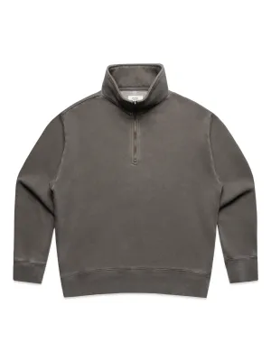 Quarter Zip Fleece (Womens) - Faded Grey