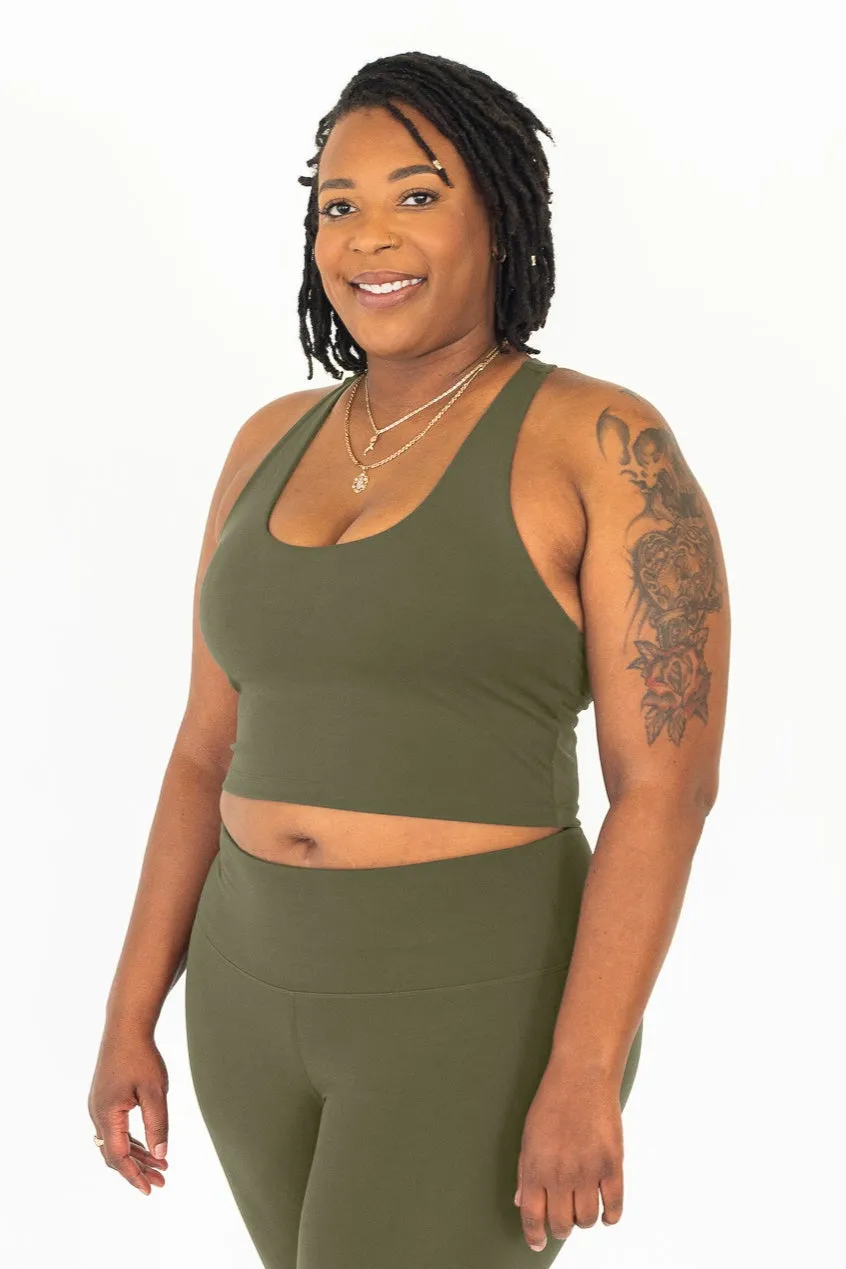 Racer Back Tank | Sage