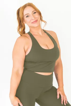 Racer Back Tank | Sage