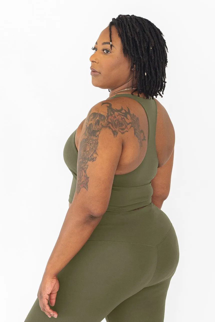 Racer Back Tank | Sage