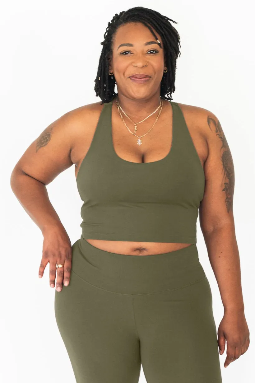 Racer Back Tank | Sage
