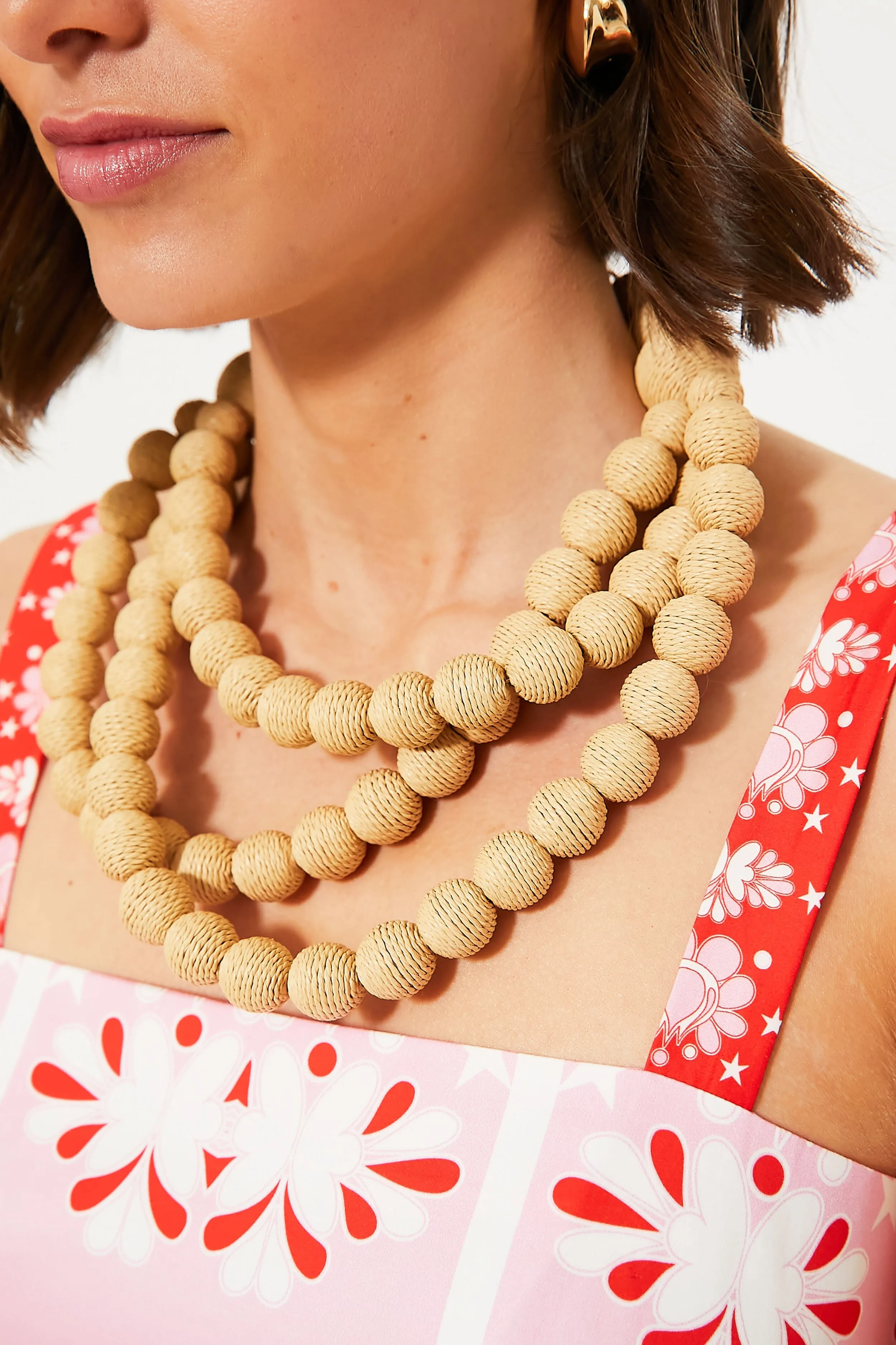 Raffia Emma Layered Necklace