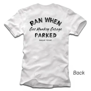 Ran When Parked - White