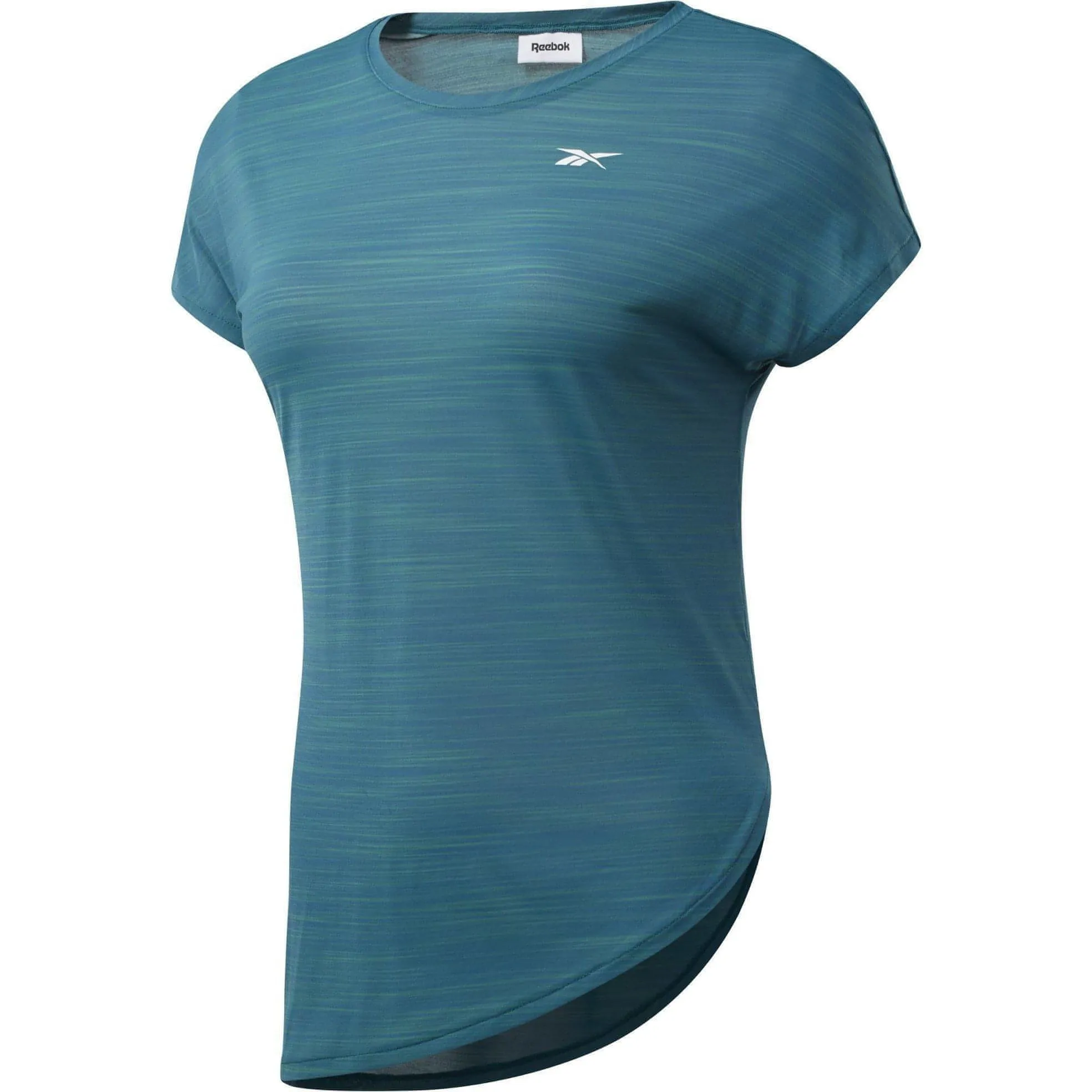 Reebok Workout Ready ActivChill Short Sleeve Womens Training Top - Green
