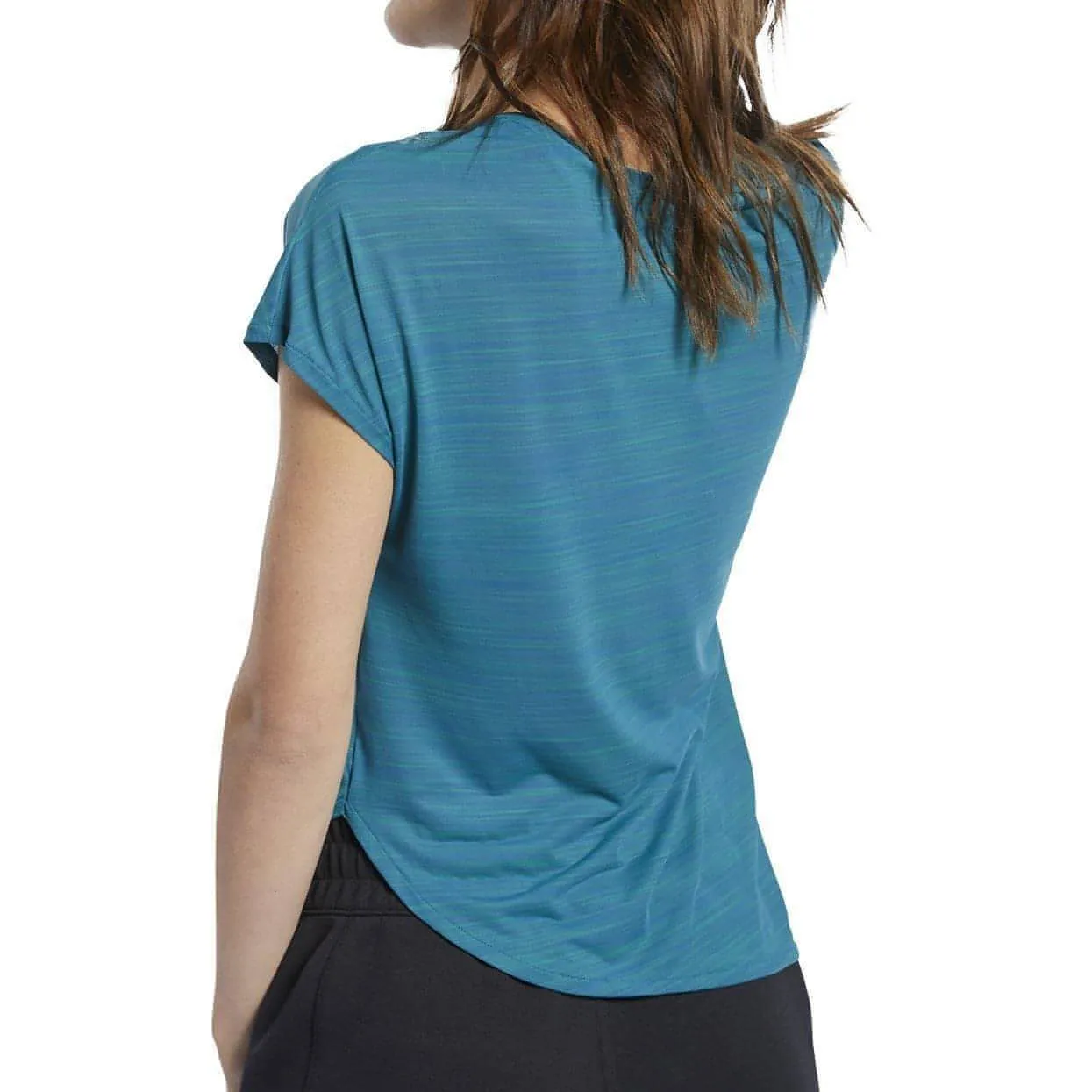 Reebok Workout Ready ActivChill Short Sleeve Womens Training Top - Green