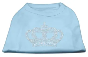 Rhinestone Crown Shirts Baby Blue XS (8)