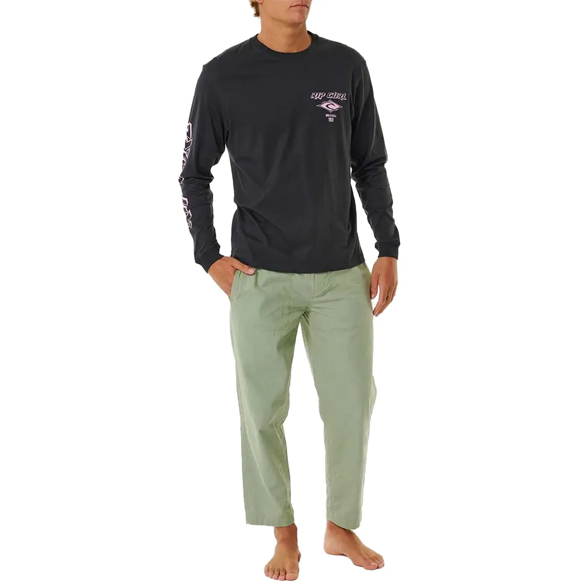 Rip Curl Fade Out Icon Long Sleeve T-Shirt