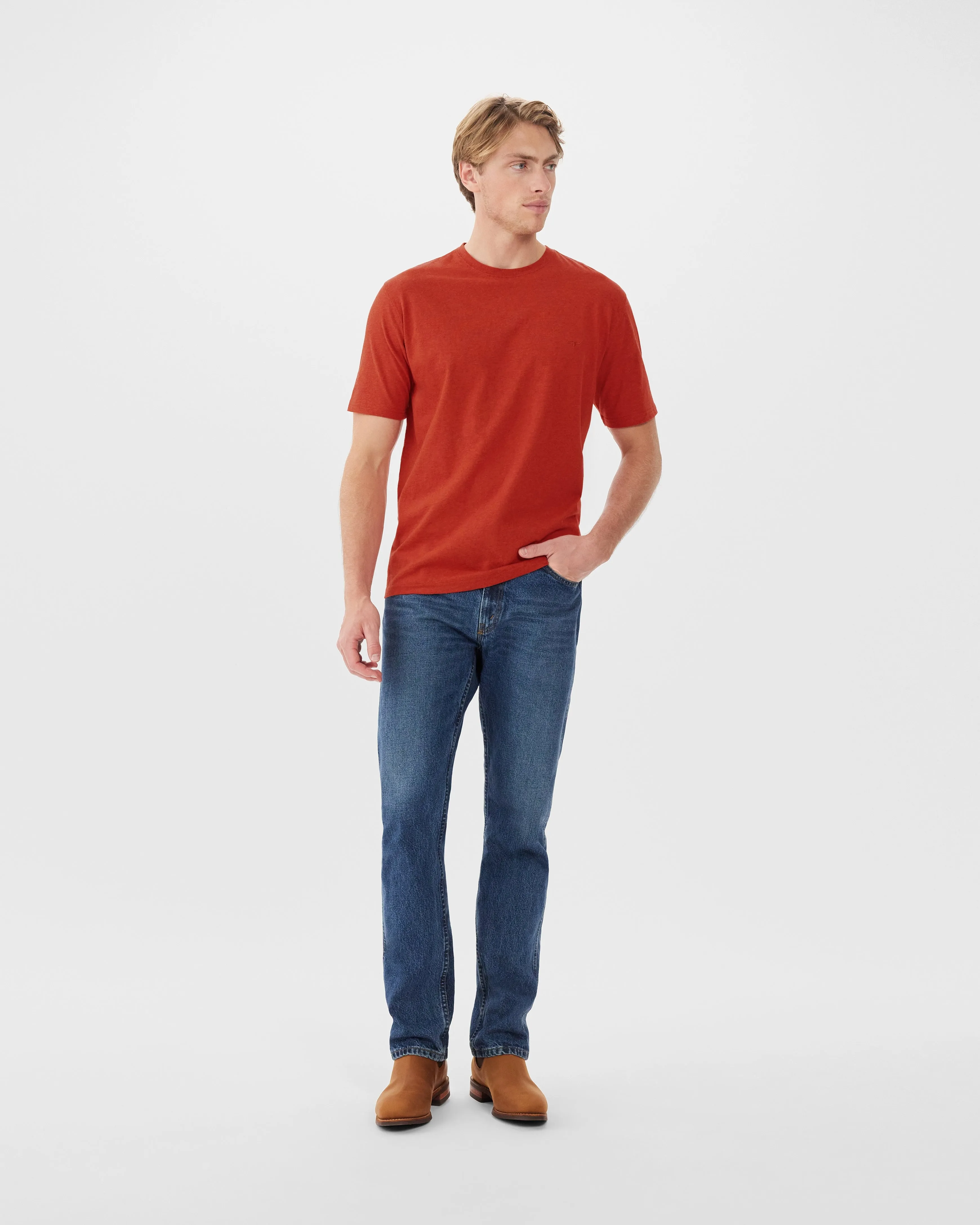 R.M.Williams - Parson T-Shirt - Red