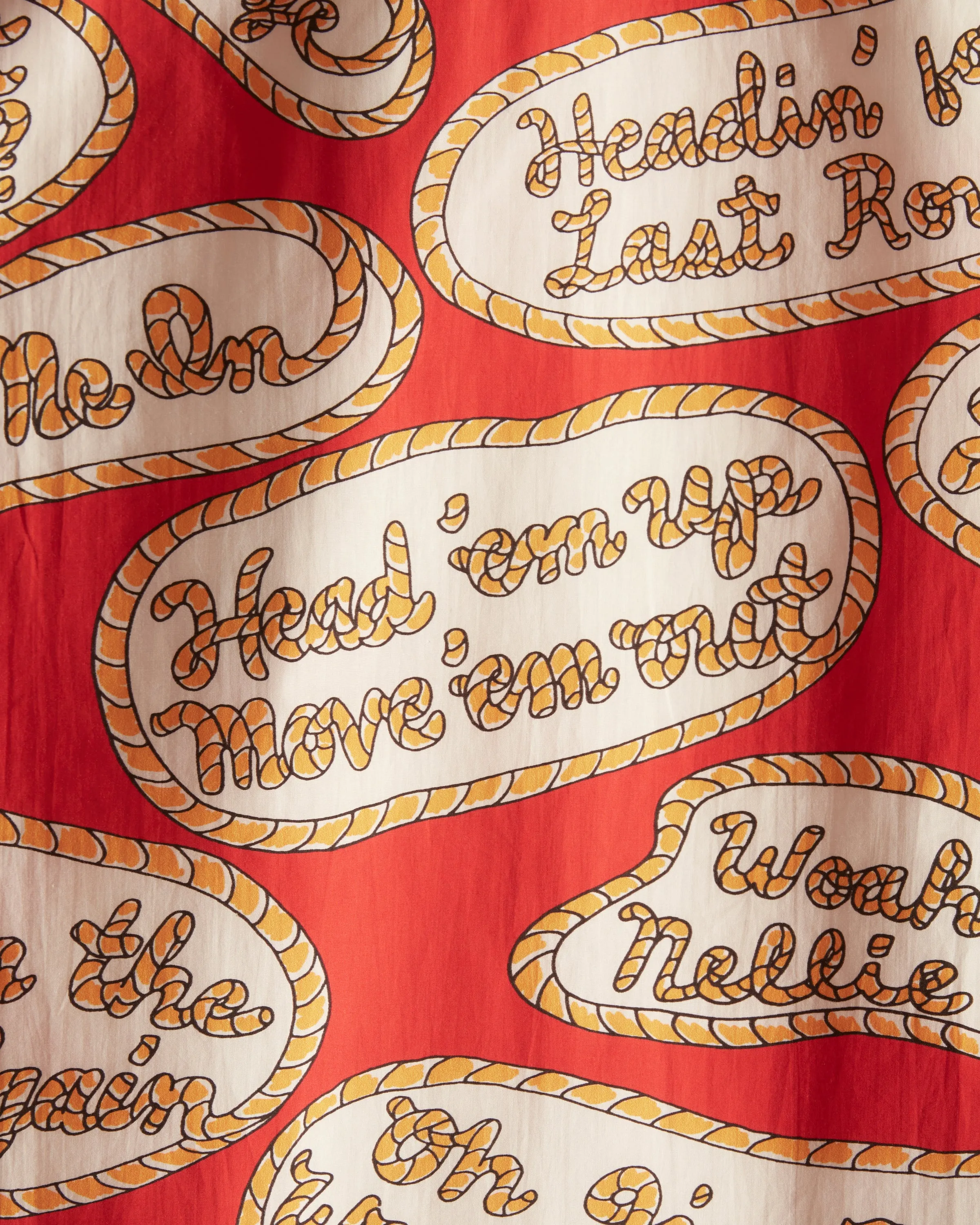 Rodeo Slogans Short Sleeve Shirt