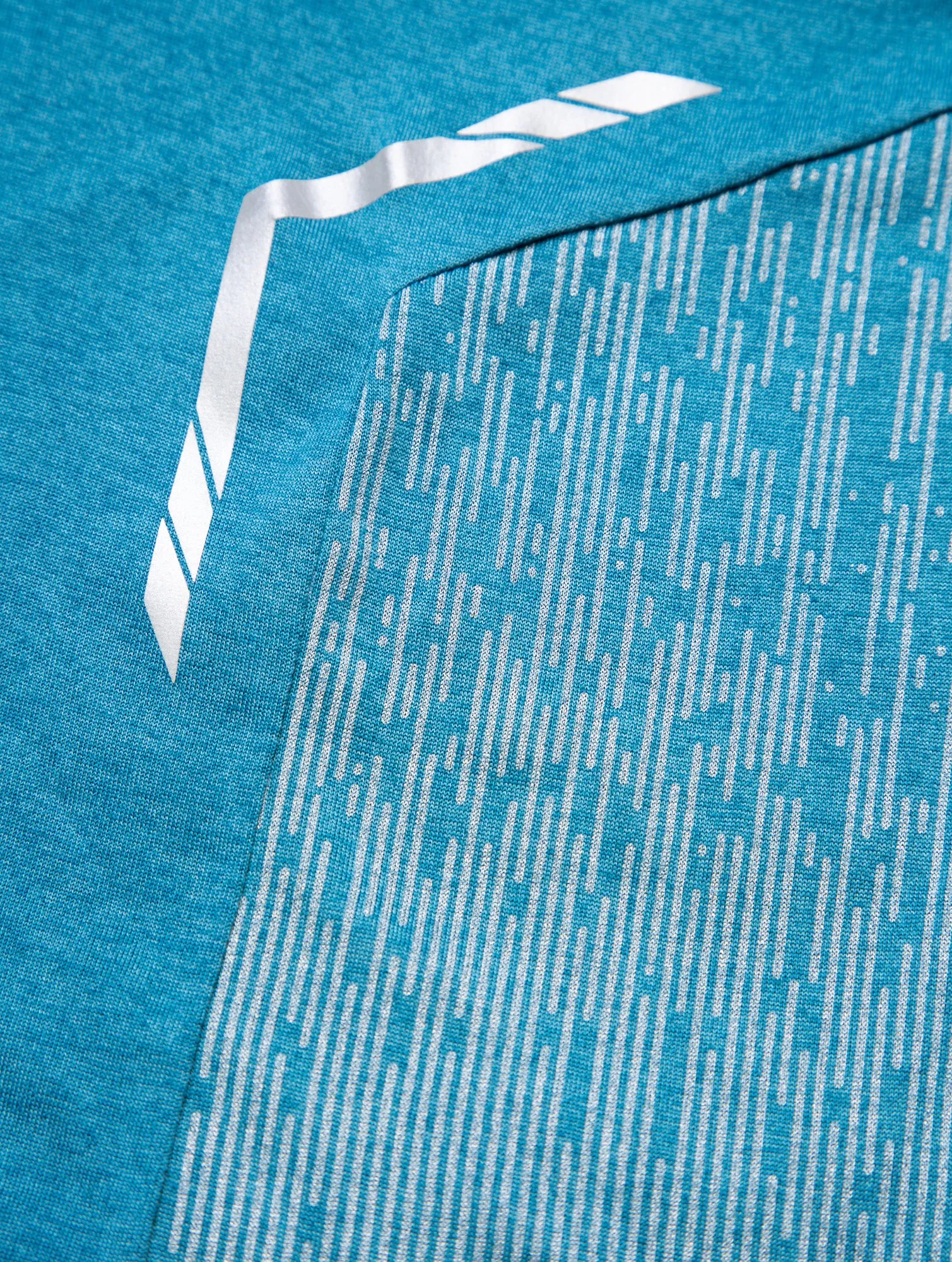 Ronhill Tech Reflect Long Sleeve Mens Running Top - Blue
