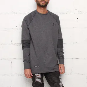 Rudimental Paneled Terry Jersey Charcoal