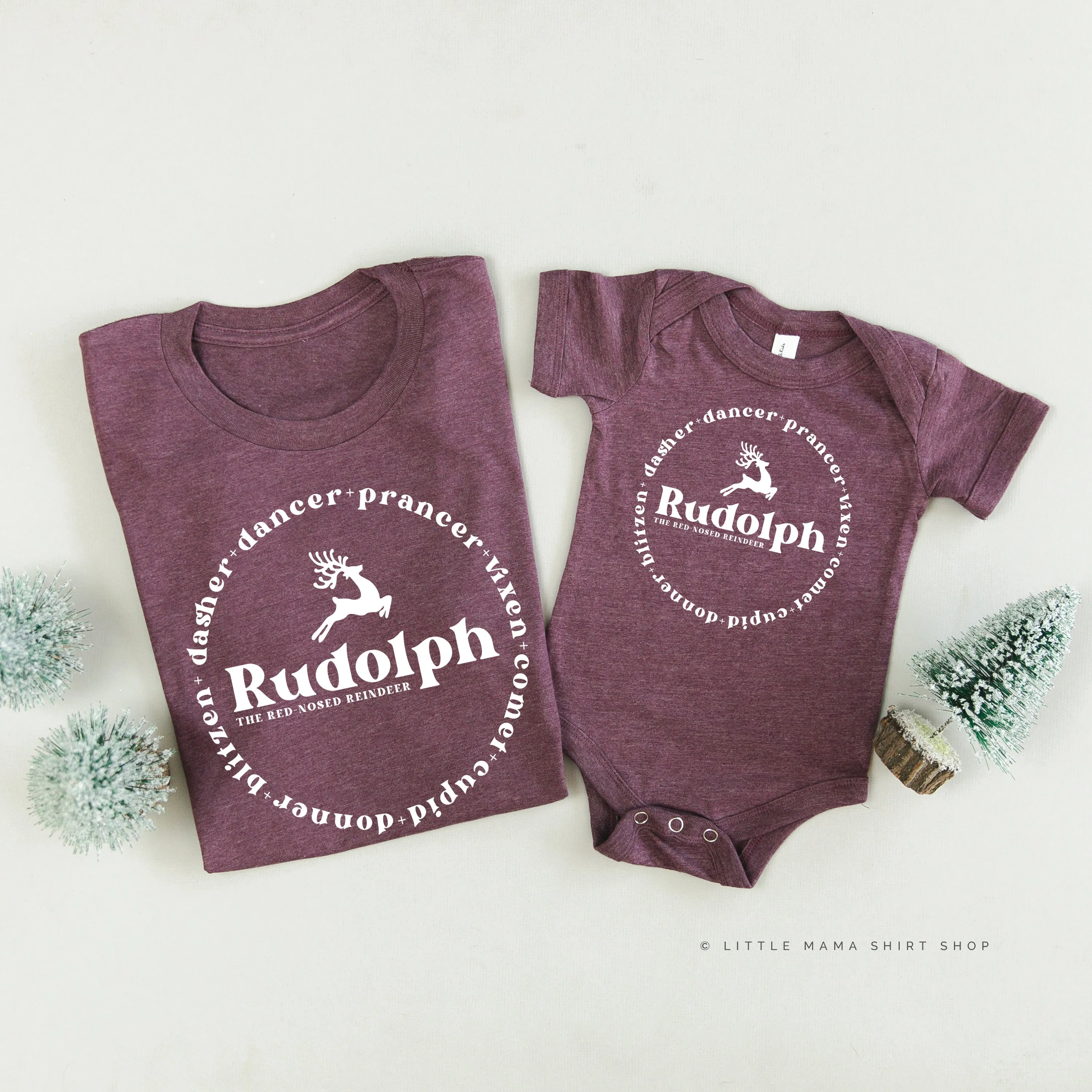 Rudolph   Friends - Set of 2 Unisex Tees