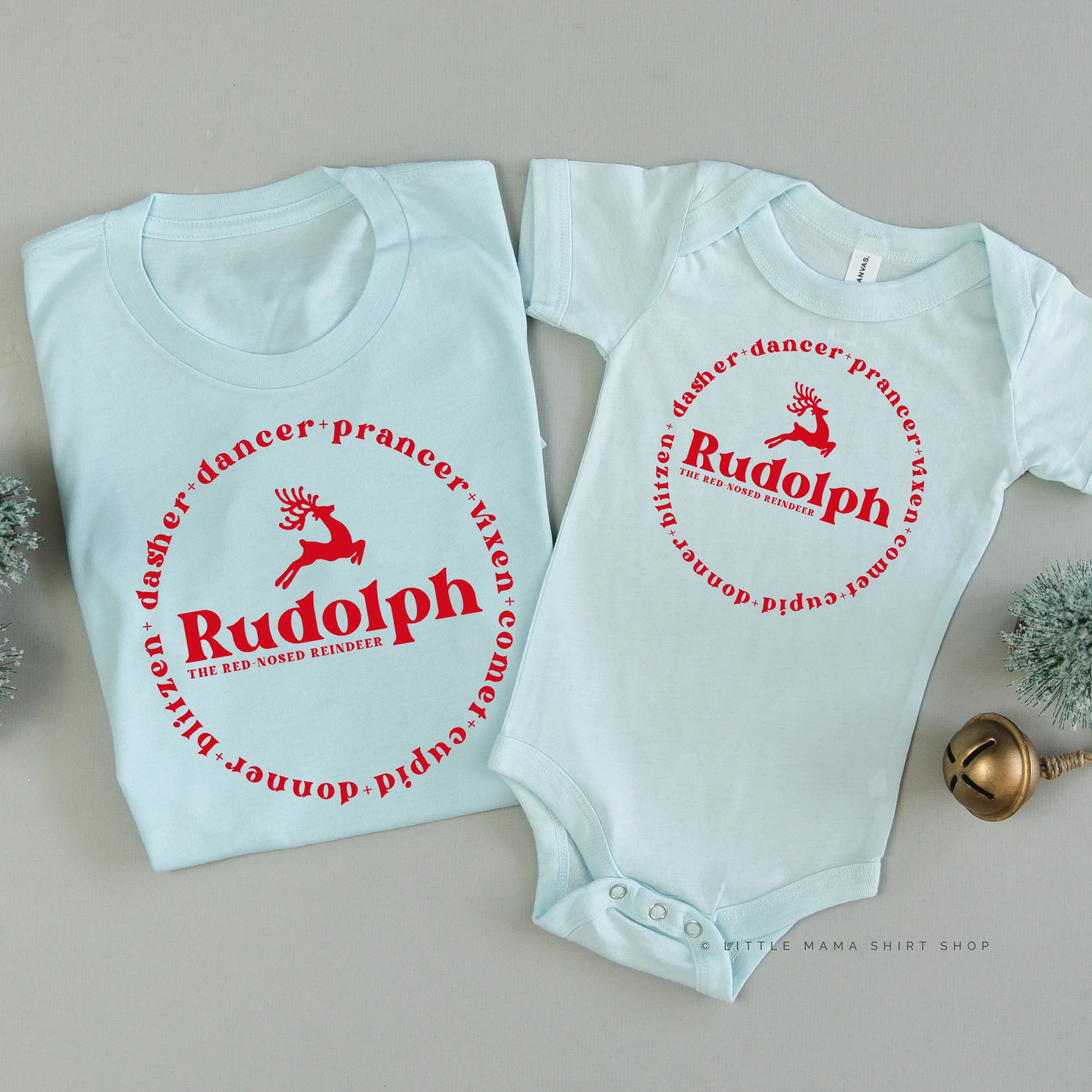 Rudolph   Friends - Set of 2 Unisex Tees