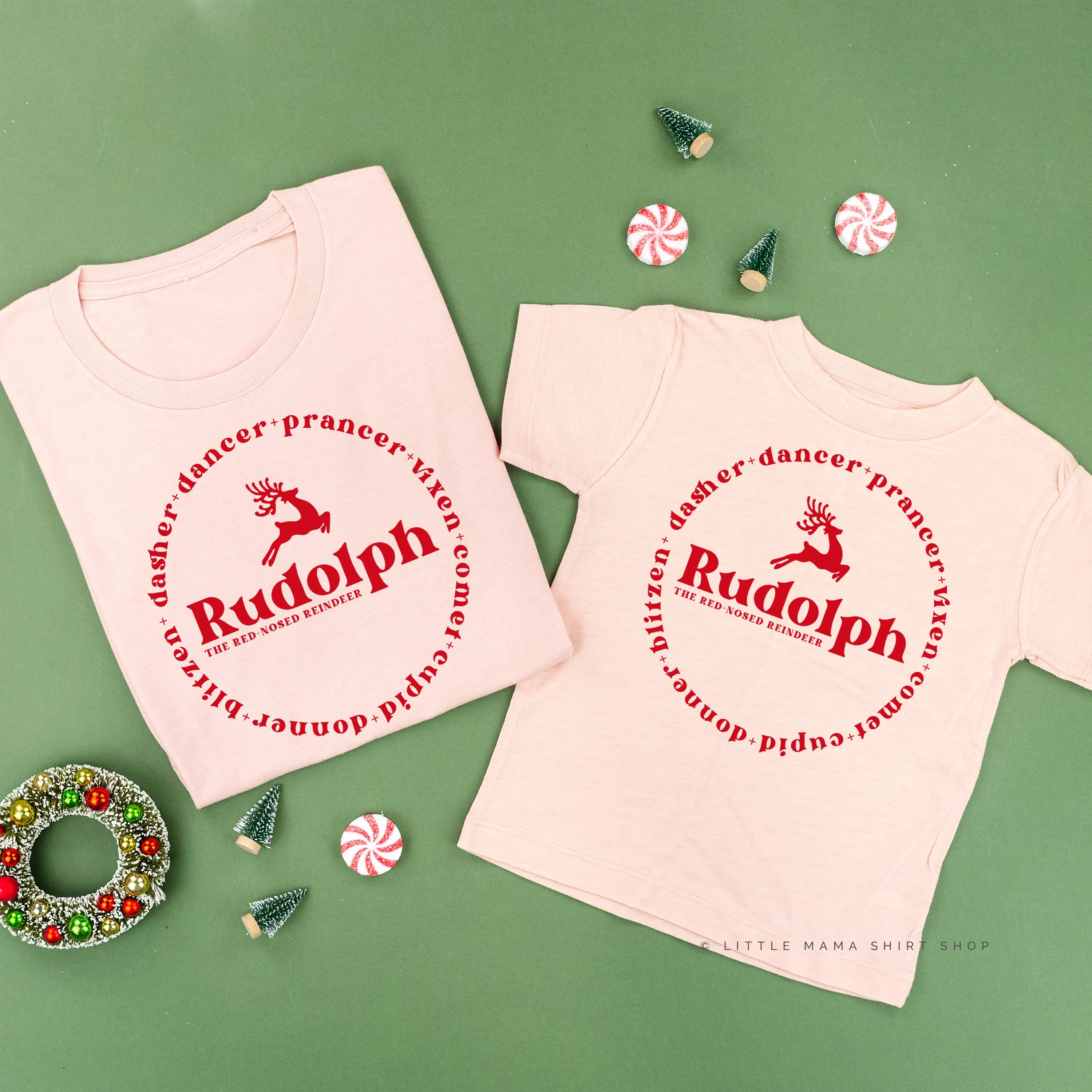 Rudolph   Friends - Set of 2 Unisex Tees