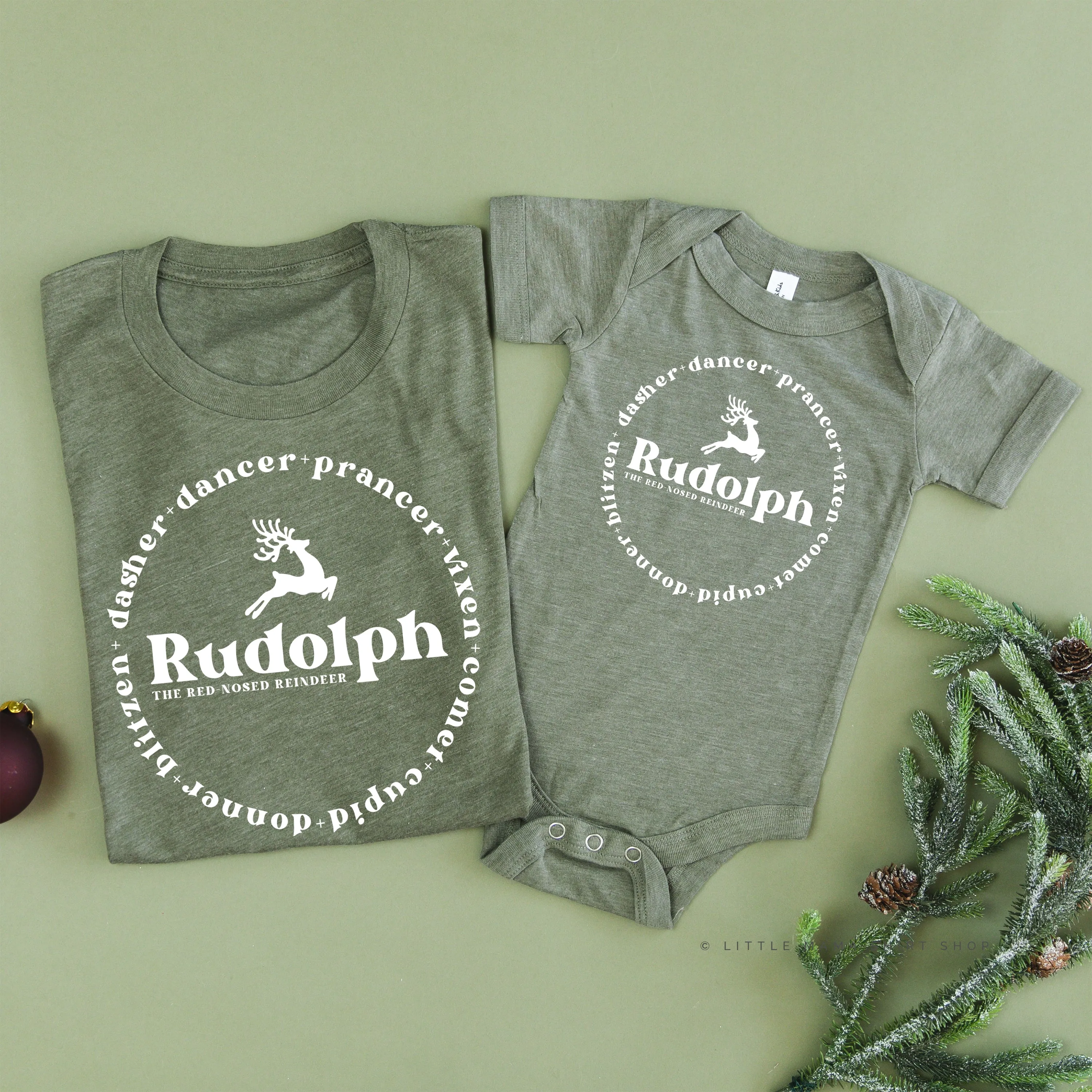 Rudolph   Friends - Set of 2 Unisex Tees