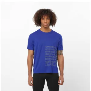 Salomon | Men's Sense Aero Graphic Short Sleeve T-Shirt - Surf The Web