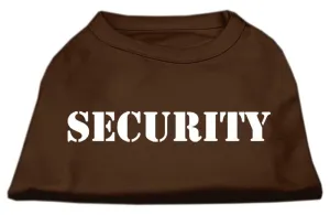 Security Screen Print Shirts Brown XXXL (20)