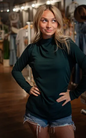Sleek Mock Rib Top