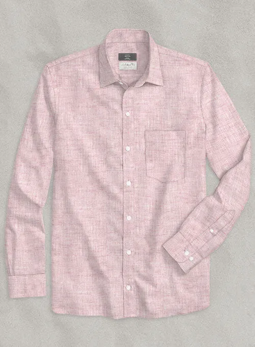 Solbiati Slate Pink Linen Shirt