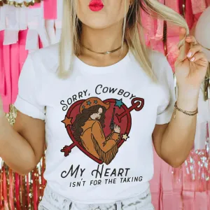 Sorry Cowboy Tee